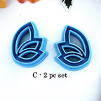 Skinny Leaf clay cutter O239