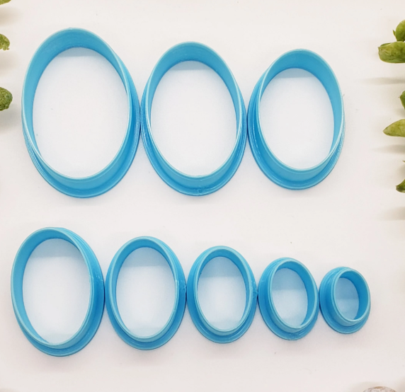 OVALS polymer clay cutters