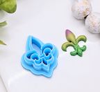 FLEUR de LIS style 3 polymer clay cutter
