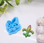 FLEUR de LIS style 3 polymer clay cutter