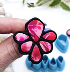 Stone Bezel Inlay set polymer clay cutters