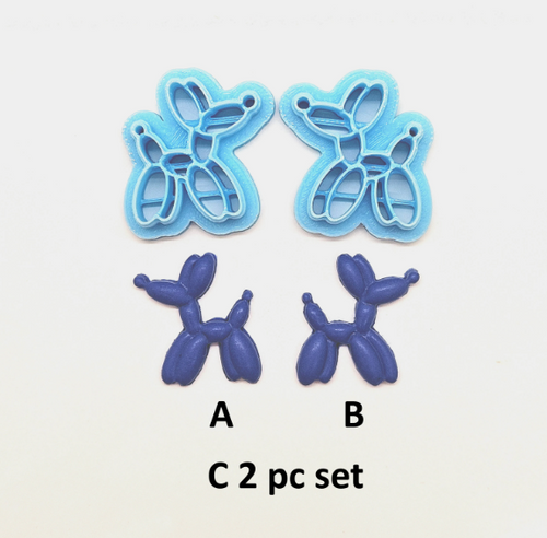 BALLOON DOG polymer clay cutter