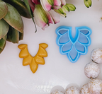 SCALLOP LEAF style 1 / polymer clay cutter