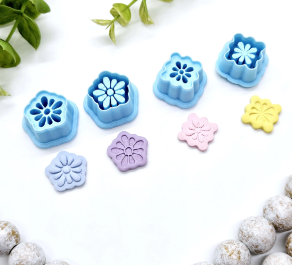 SPRING DAISY polymer clay cutters