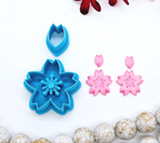 SAKURA Cherry Blossom set sharp polymer clay cutter