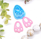 Bunny Foot polymer clay cutter