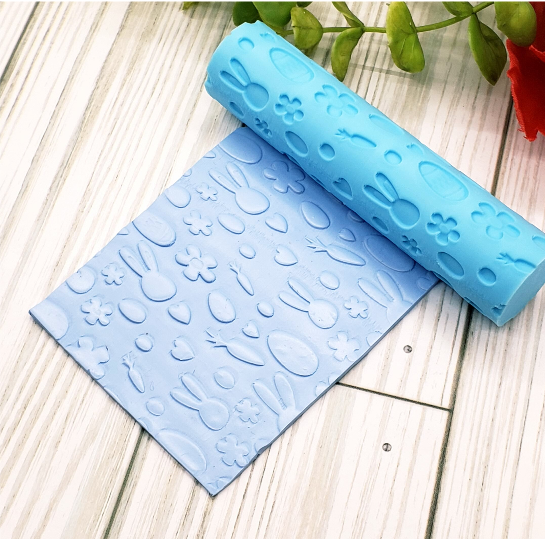 Easter Bunny and Eggs texture roller