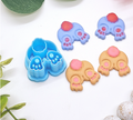 Easter BUNNY TAIL / sharp polymer clay cutter