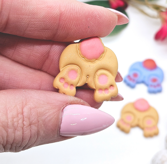 Easter BUNNY TAIL / sharp polymer clay cutter