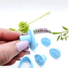EGG STAMPS with Egg polymer clay cutter