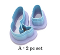 MERMAID set sharp polymer clay cutter jewelry earrings fondant