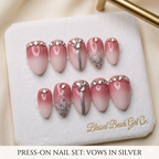 VOWS IN SILVER Press On Nails