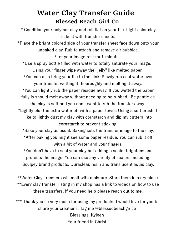 Geode clay transfer sheet for Polymer clay E928