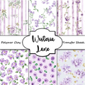 WISTERIA LANE clay transfer sheet E978