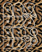 Animal Print Polymer Clay Transfer Sheets | F198