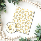 HONEY BEAR clay transfer sheets F102