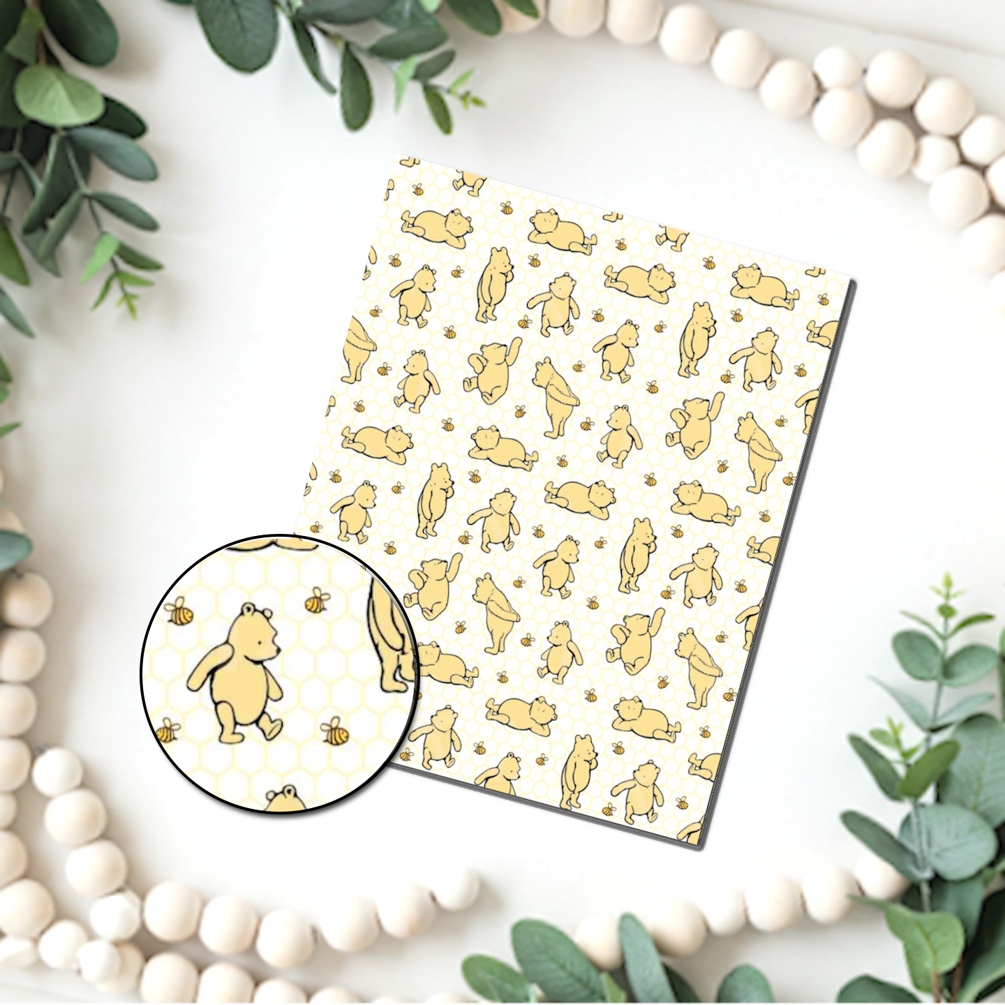 HONEY BEAR clay transfer sheets F102