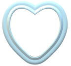 Mini Candy Conversation Hearts Polymer Clay Cutter & Transfer Sheet Set