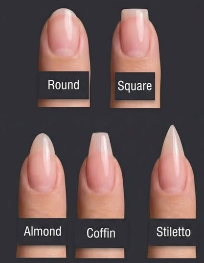 SCARLET FRENCH Press On Nails