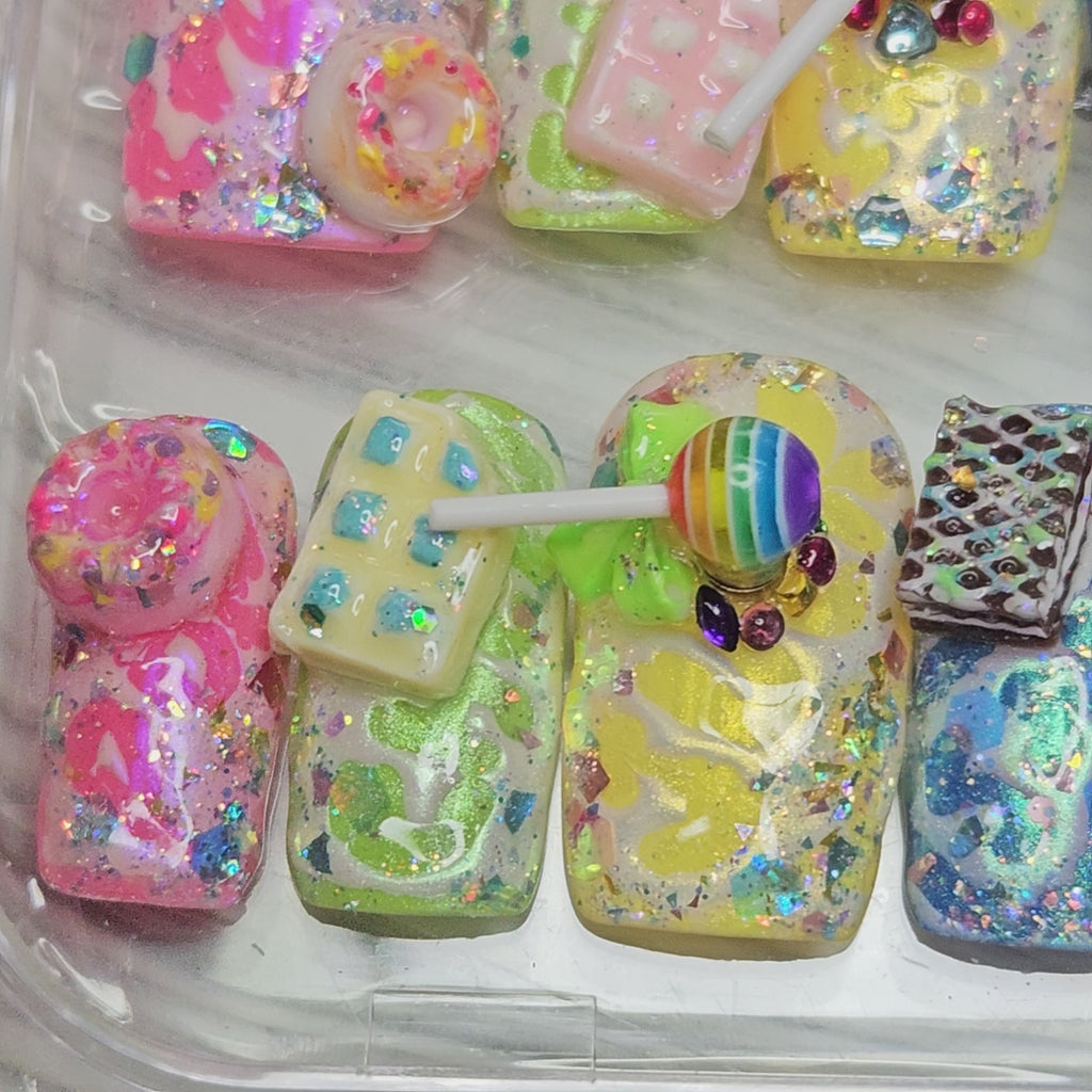 CANDY CRUSH ONE Press On Nails
