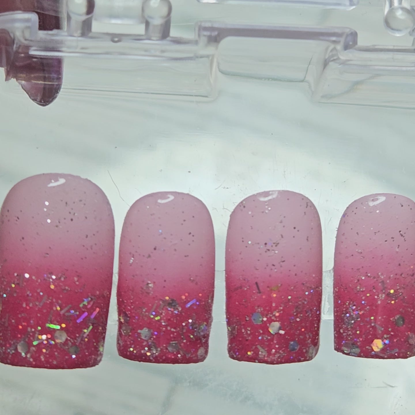 ROSEY OMBRE Press On Nails