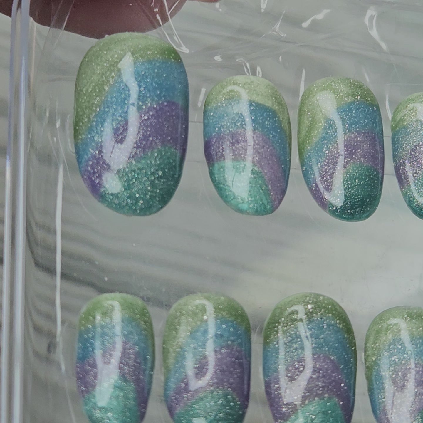 AURORA VORTEX Press On Nails