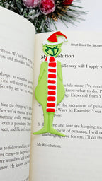 Grinch BOOKMARK set polymer clay cutter for making booksmarks