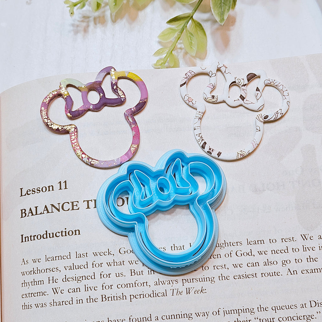 Mouse Ears Bookmarks polymer clay cutters