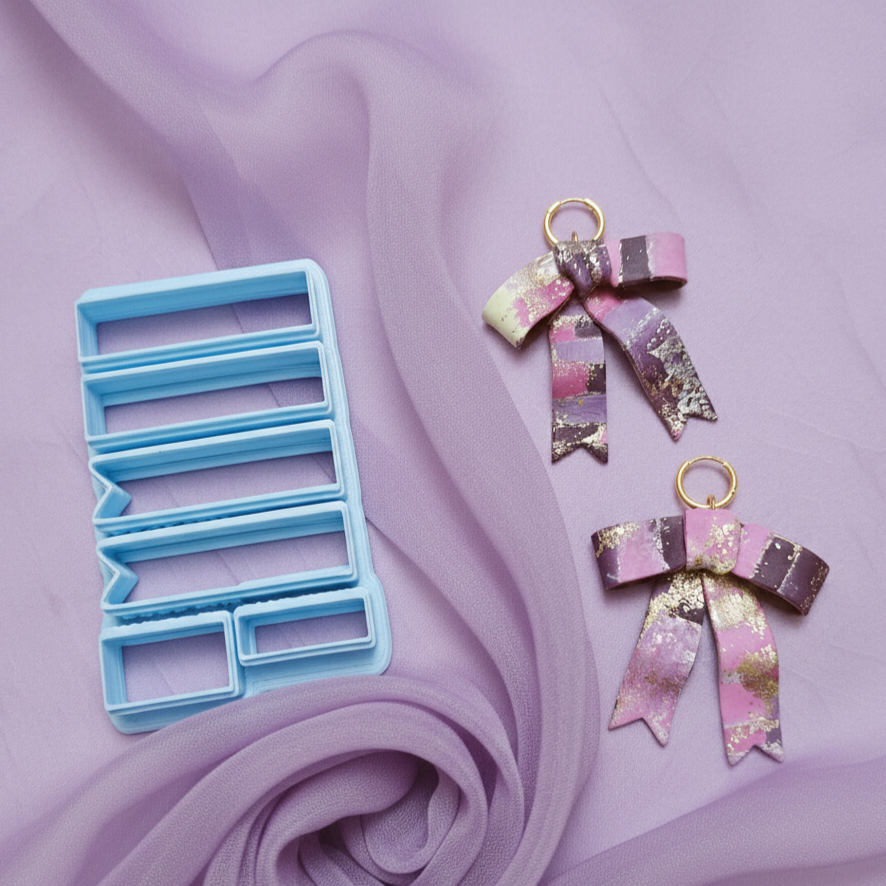 Handmade Bow Cutter  polymer clay cutters