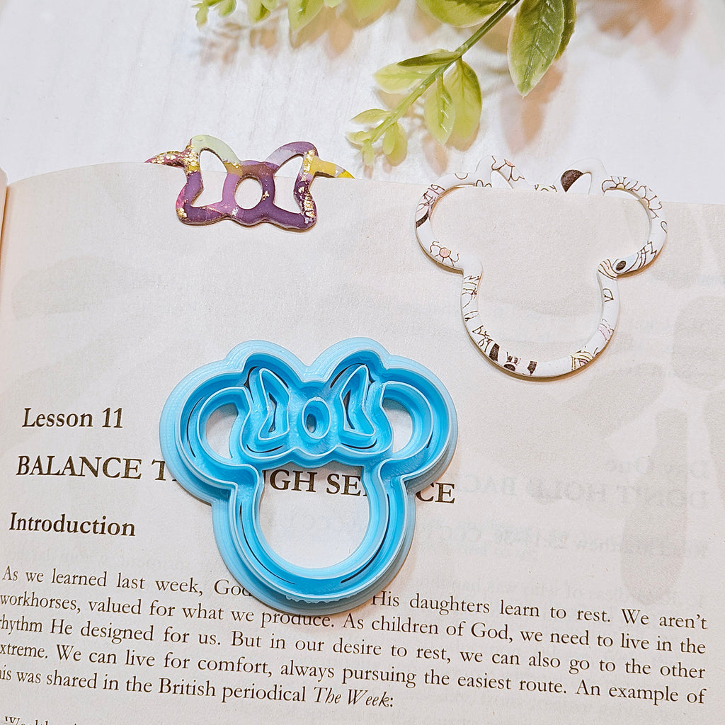 Mouse Ears Bookmarks polymer clay cutters