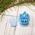 FRENCH BULLDOG with Party hat clay cutters jewelry earrings