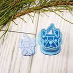 FRENCH BULLDOG with Party hat clay cutters jewelry earrings
