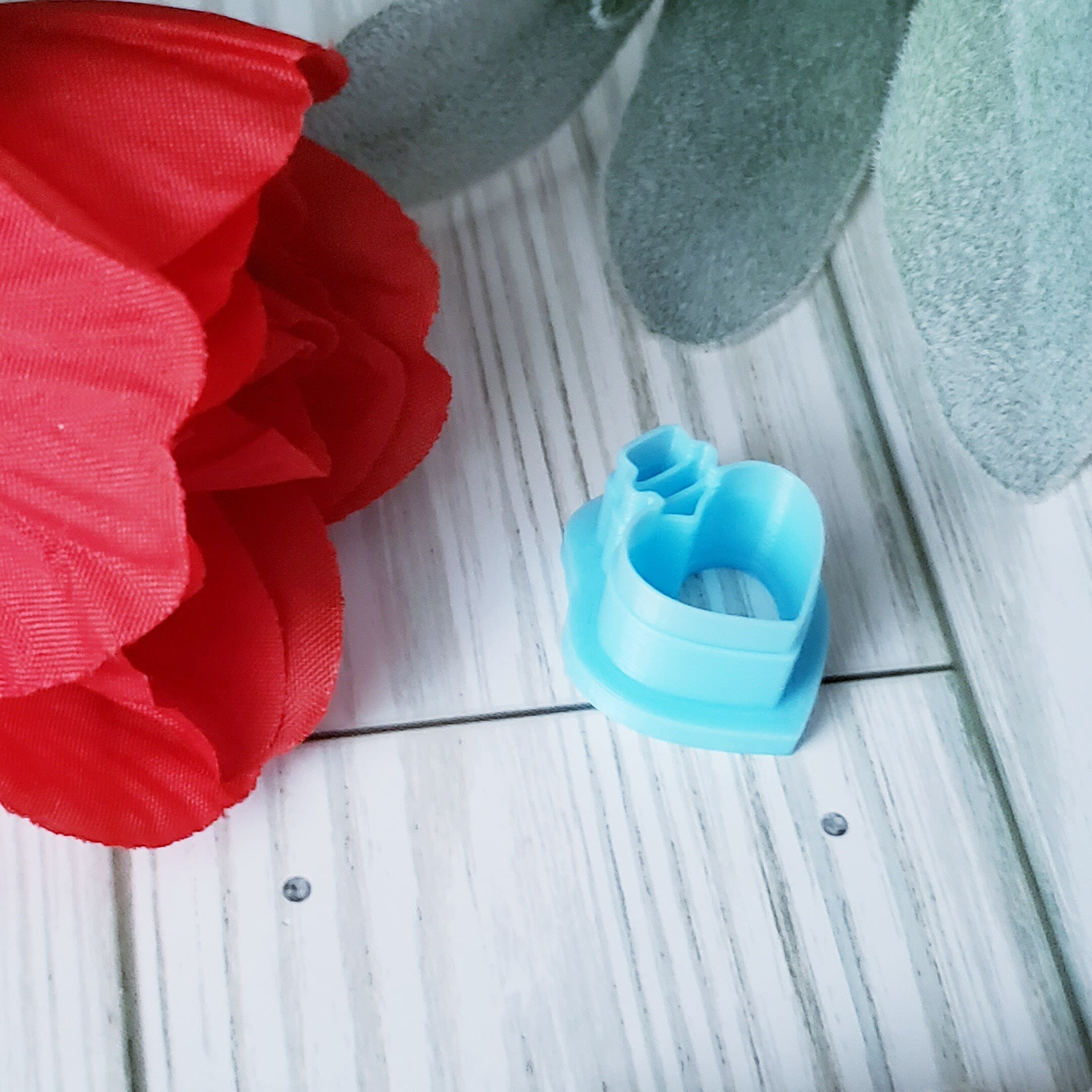 Valentine LOVE POTION bottle polymer clay cutters