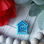 BIRDHOUSE sharp polymer clay cookie cutter jewelry earrings