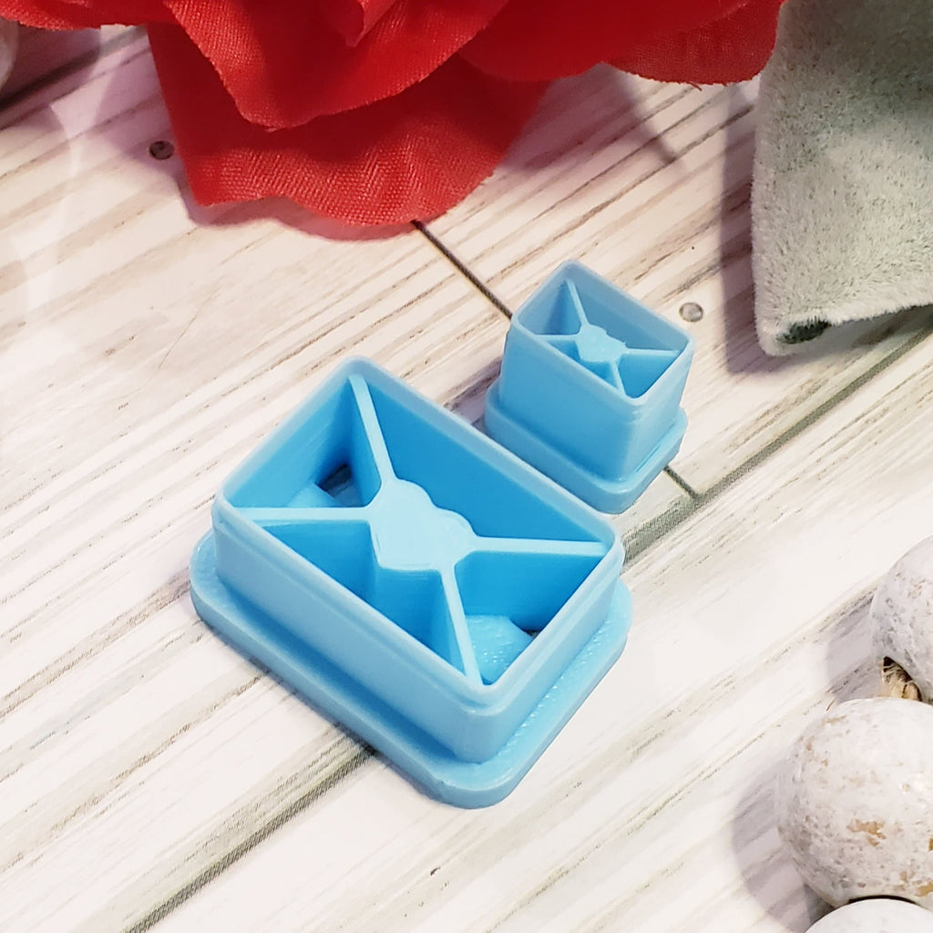 Valentine LOVE LETTER sharp polymer clay cutter