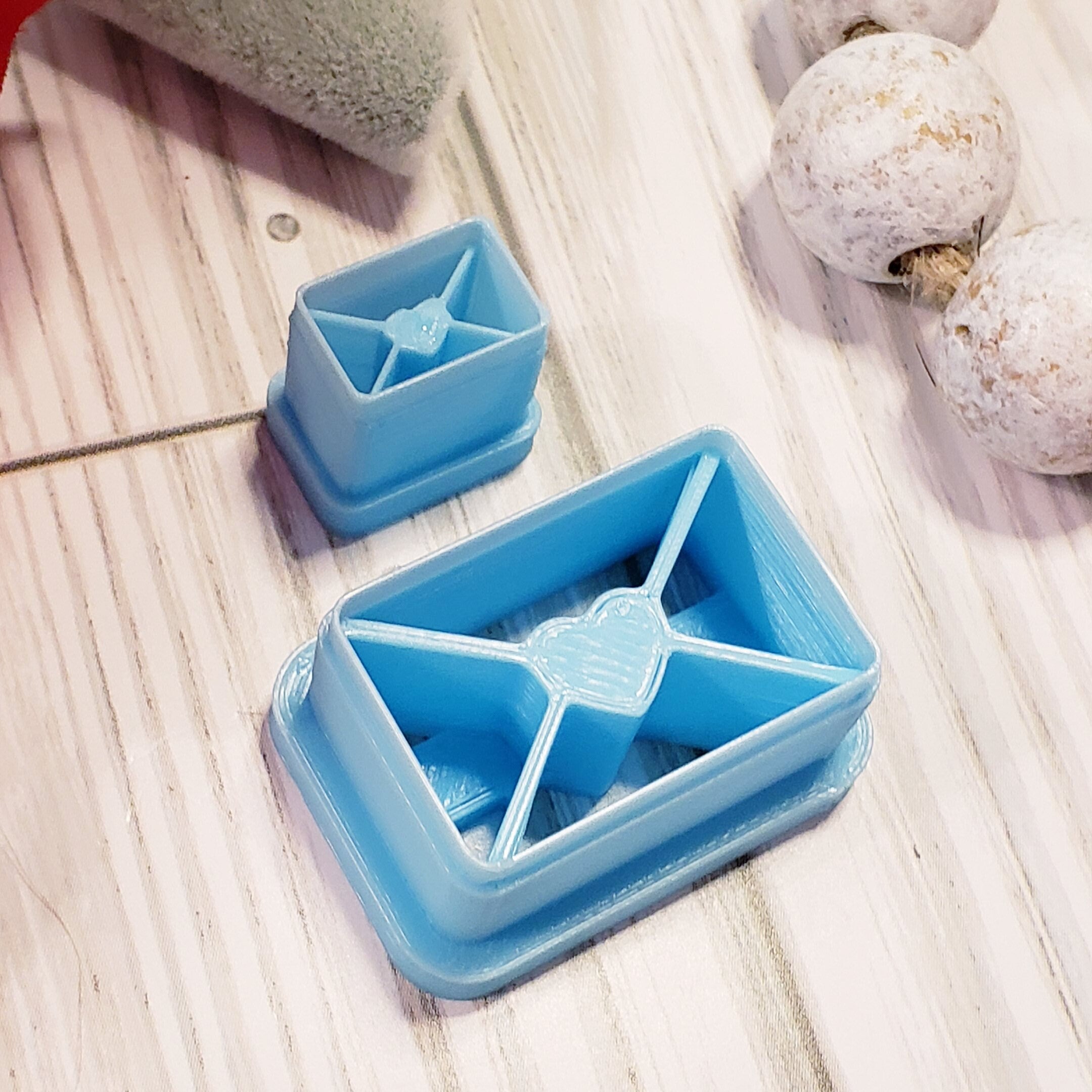 Valentine LOVE LETTER sharp polymer clay cutter