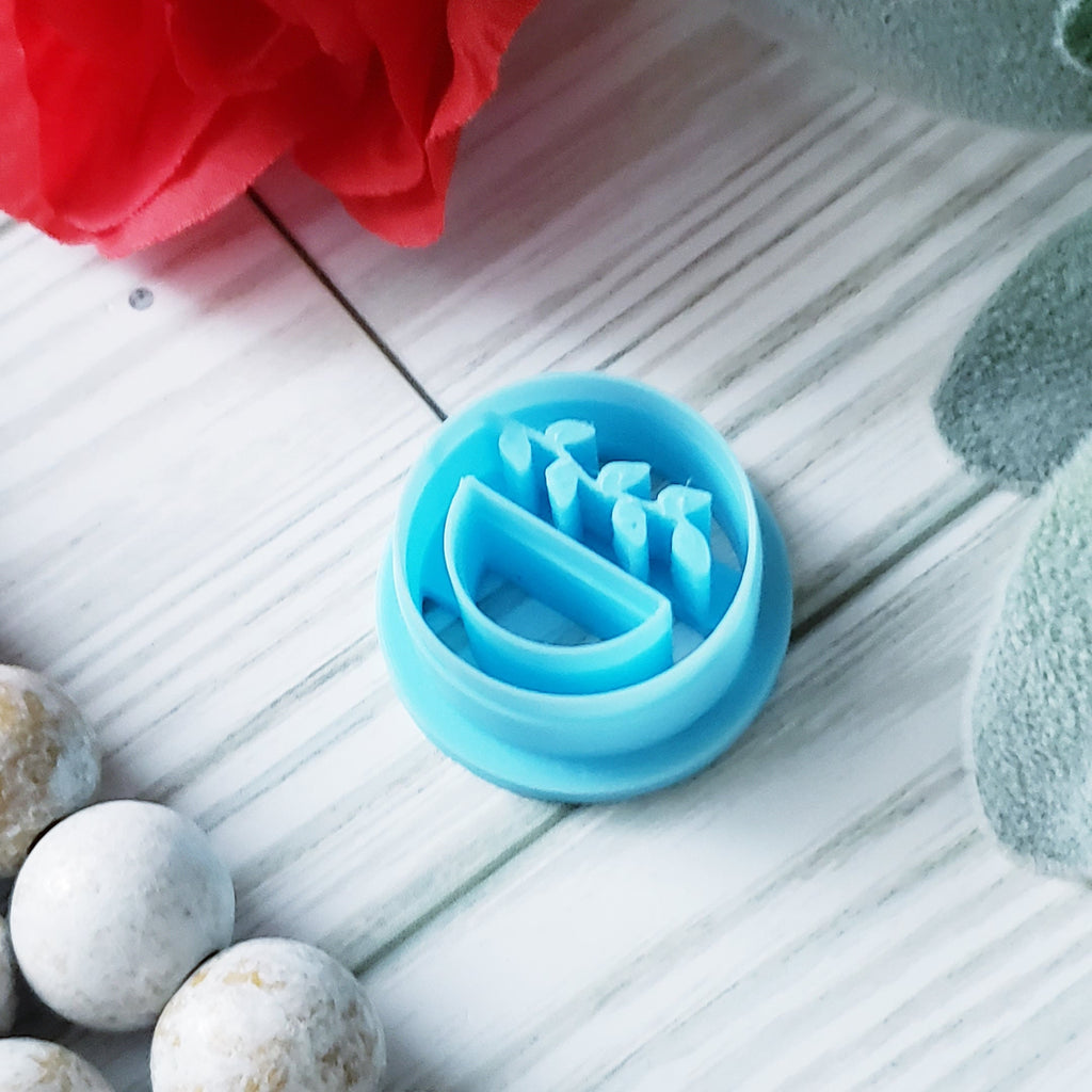 FLORAL MACRAME leaf ring polymer clay cutters jewelry earrings