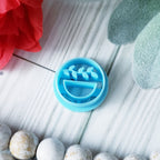 FLORAL MACRAME leaf ring polymer clay cutters jewelry earrings