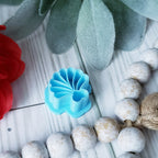 SEASHELL HEART Valentine's Day polymer clay cutter