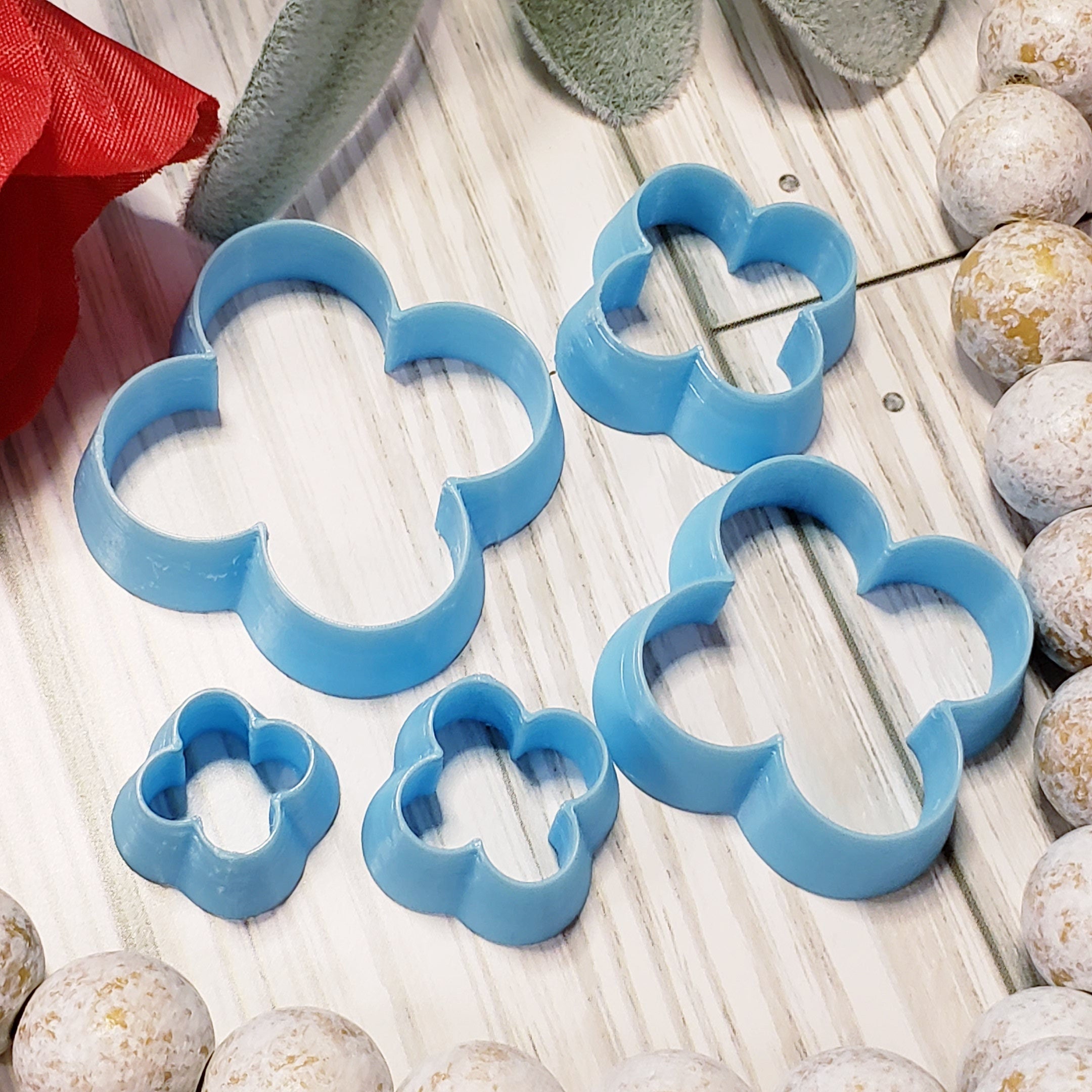 MOROCCAN QUAREFOIL style 3 / polymer clay cutters / jewelry earrings / fondant / cake decorating