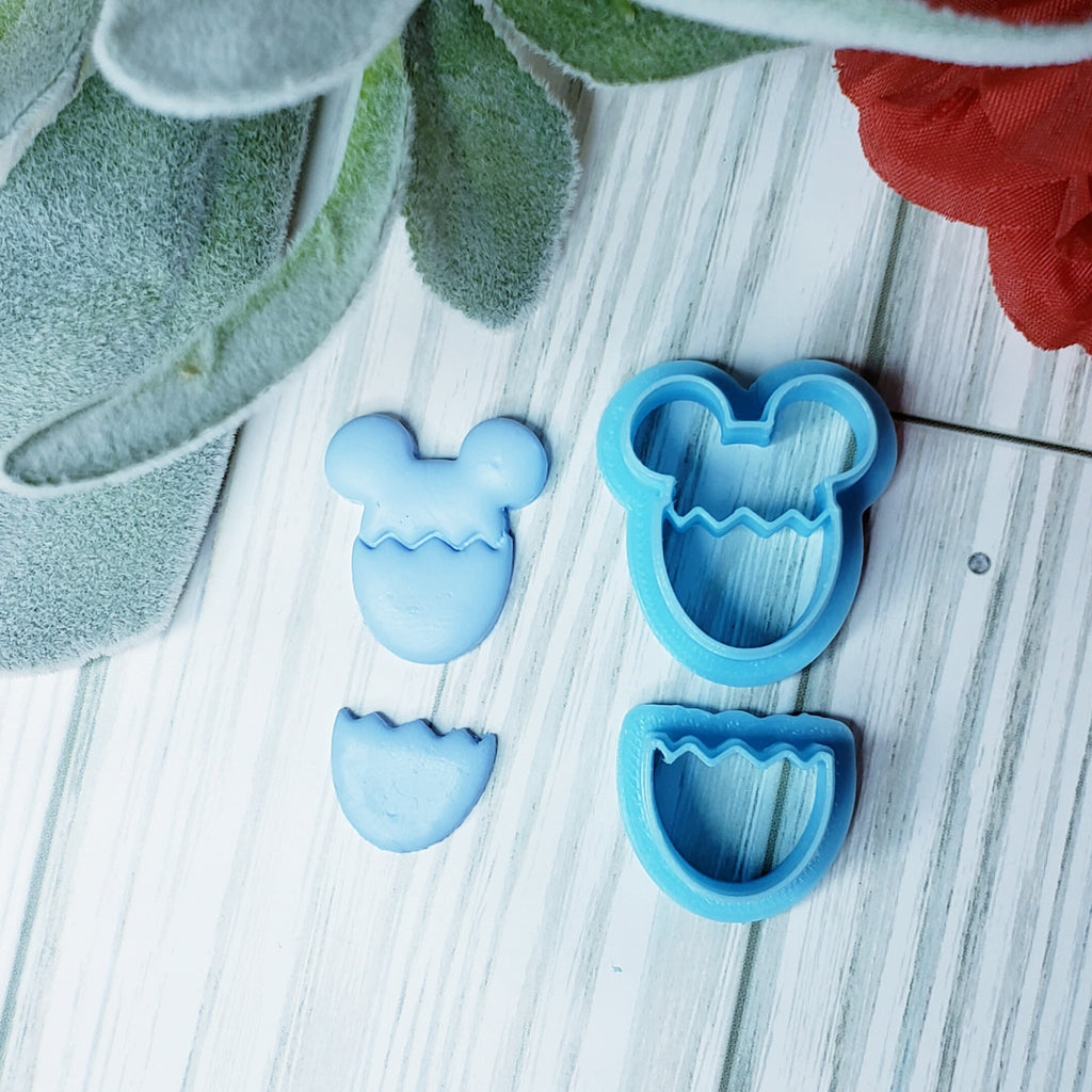 MAGIC Ears in Easter EGG sharp polymer clay cutter jewelry fondant