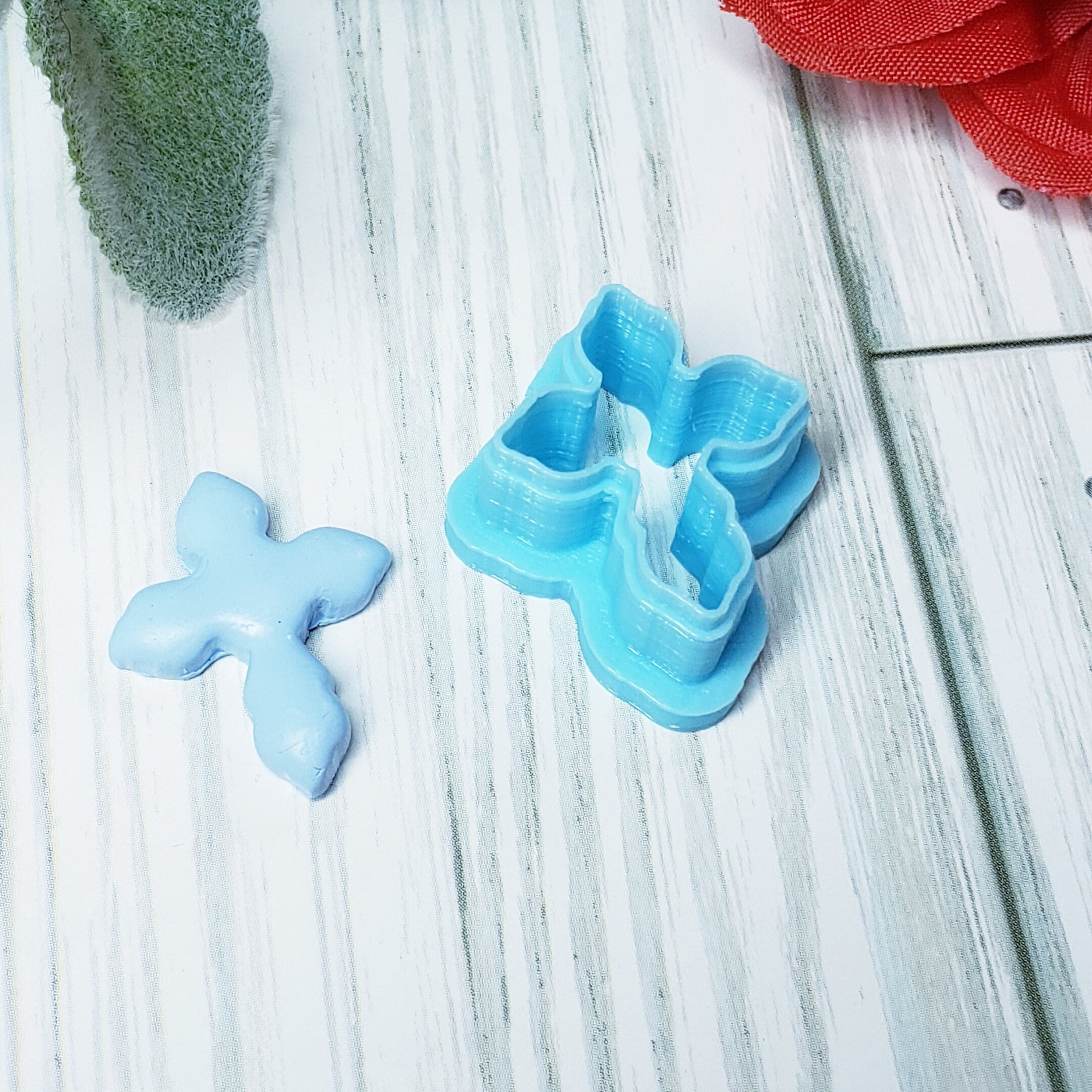Christian CROSS style 1 polymer clay cookie cutters jewelry earrings fondant cake decorating