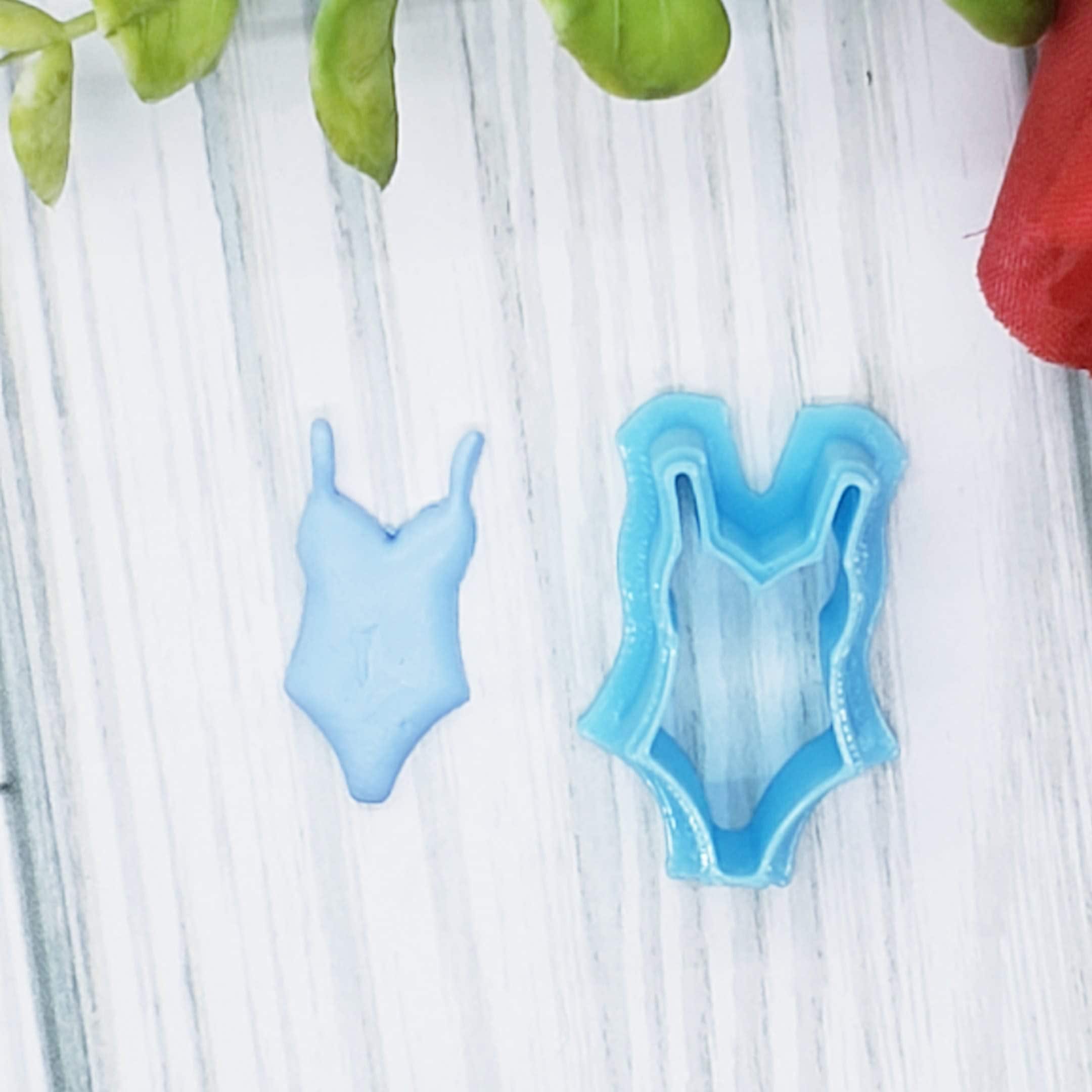 LADIES SWIMSUIT sharp polymer clay cutter jewelry earrings