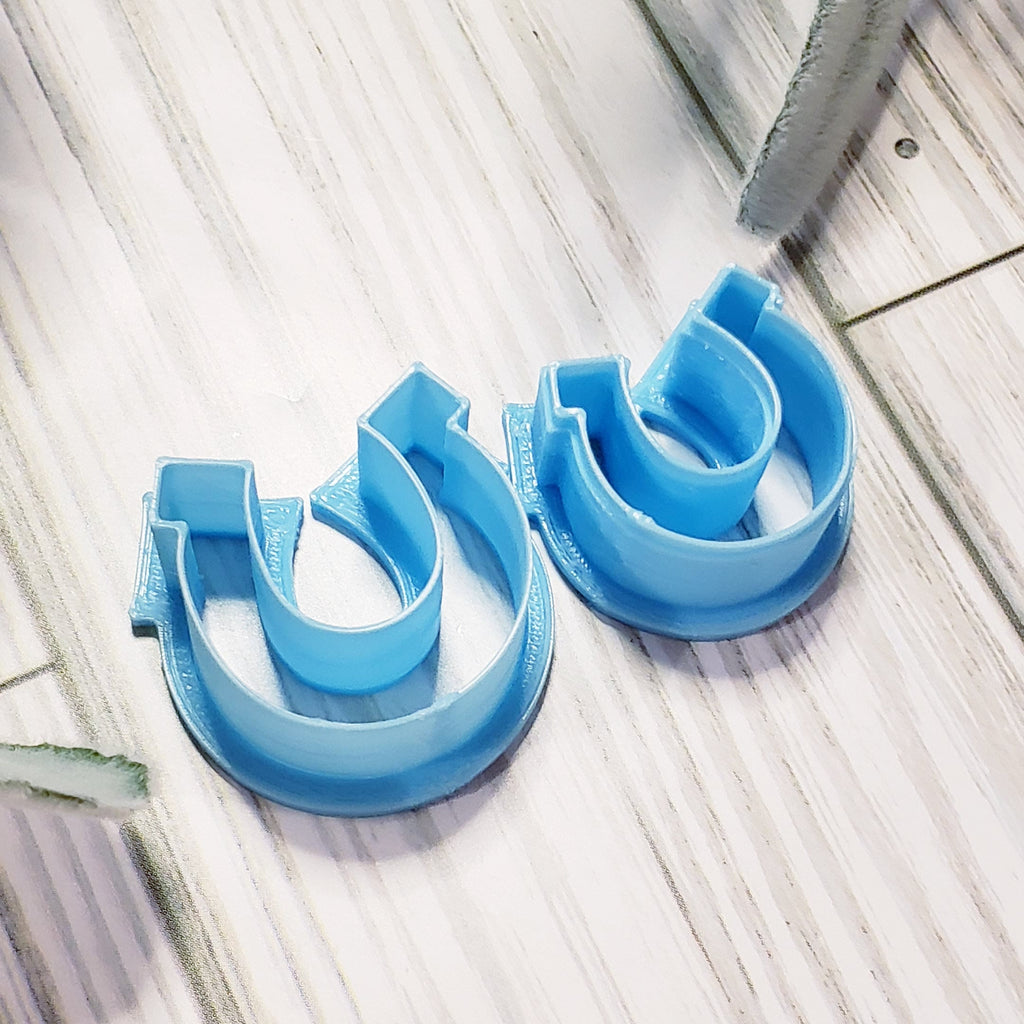 LUCKY HORSESHOE sharp polymer clay cookie cutter jewelry