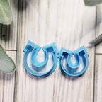 LUCKY HORSESHOE sharp polymer clay cookie cutter jewelry