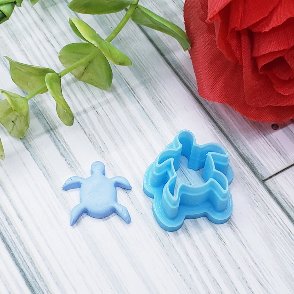 SEA TURTLE sharp polymer clay cutter jewelry earrings