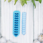 HEART HOOP Huggie polymer clay cutters