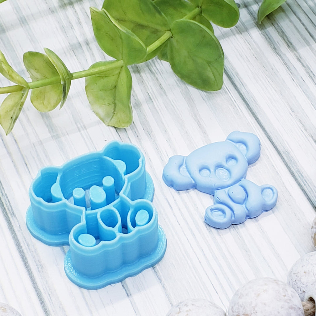 KOALA BEAR polymer clay cutter jewelry earrings fondant cake decorating