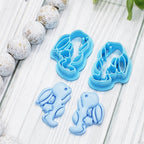 SWEET BUNNY style 4 polymer clay cutters