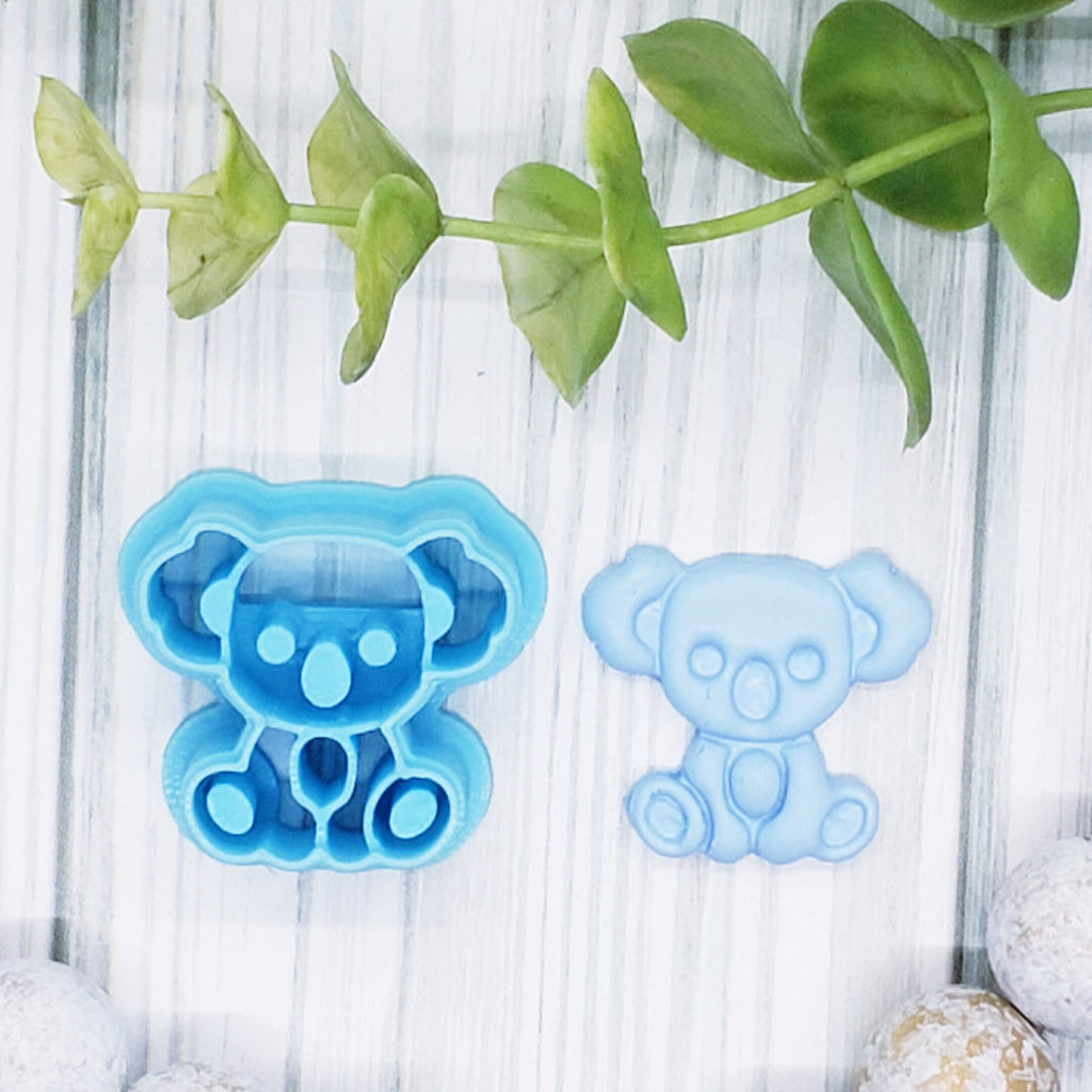 KOALA BEAR polymer clay cutter jewelry earrings fondant cake decorating